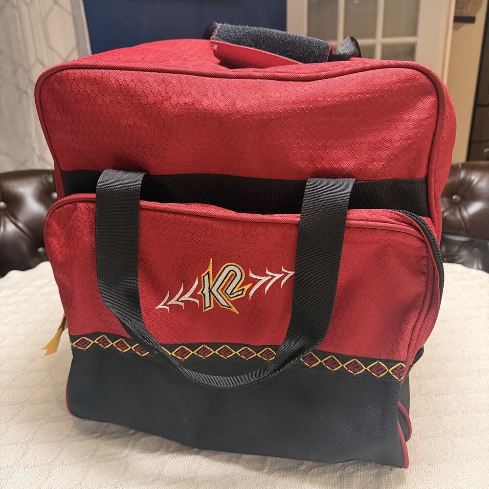 Vintage K2 Red Ski Boot Bag 90's